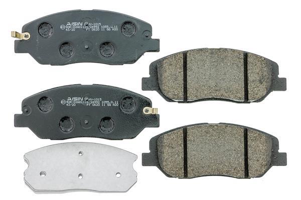 Jeu de 4 plaquettes de frein AISIN ref. BPHY-1015